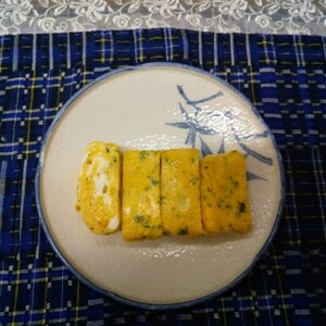 青のりとチーズの卵焼き